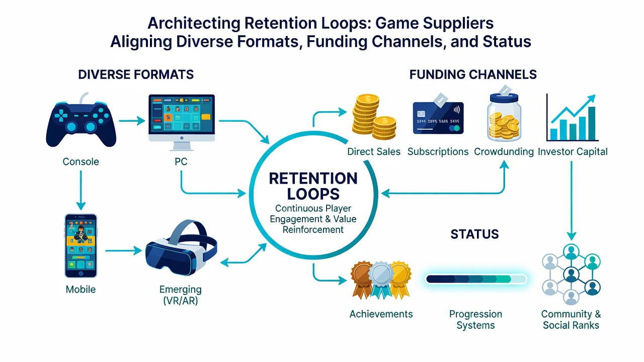 Mobile interface screenshot illustrating unified VIP dashboard with payment and game format connections