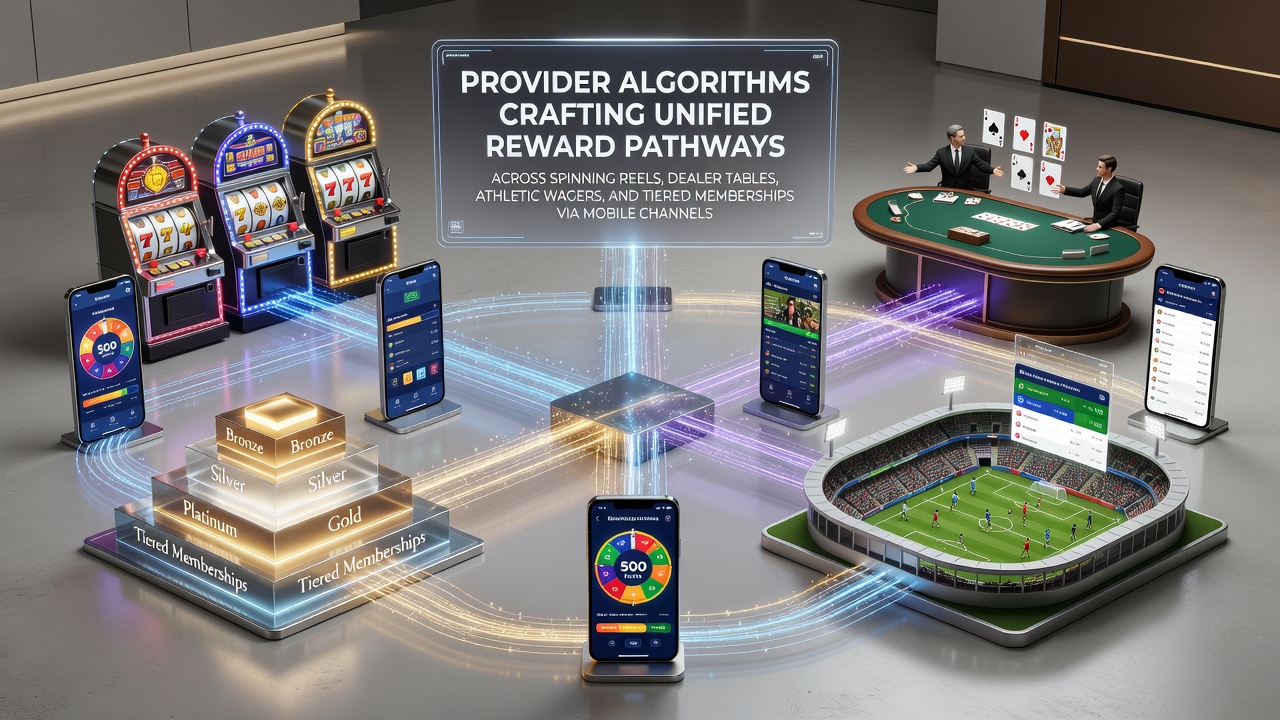Provider algorithms integrating rewards from slots, live tables, sports betting, and VIP tiers on mobile devices