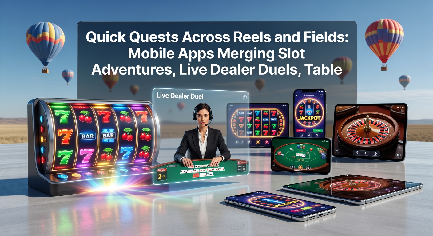 Close-up of a mobile device in hand, app open to a split-view showing live roulette wheel spinning next to NFL betting lines and a poker table