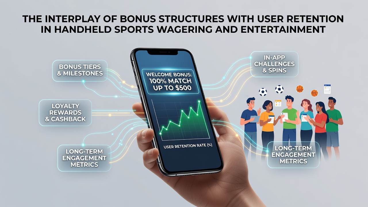 Analytics dashboard showing user retention rates linked to bonus structures in sports wagering apps