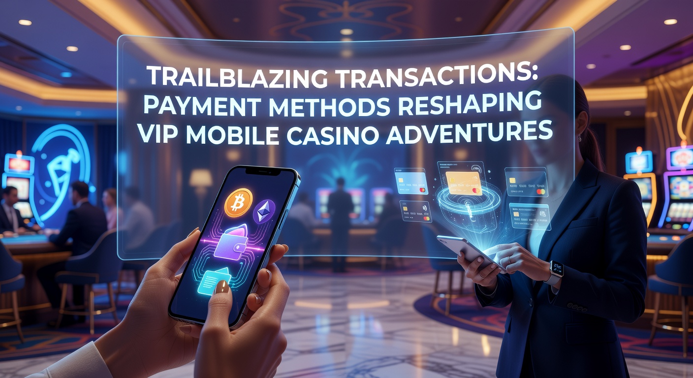 VIP player seamlessly depositing via mobile app on a luxury casino interface, highlighting instant transaction glow