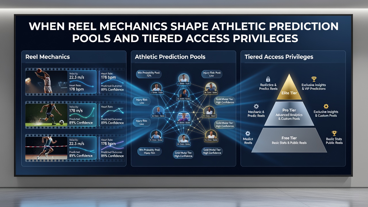 Mobile screen displaying VIP tier progression linked to reel-based sports predictions