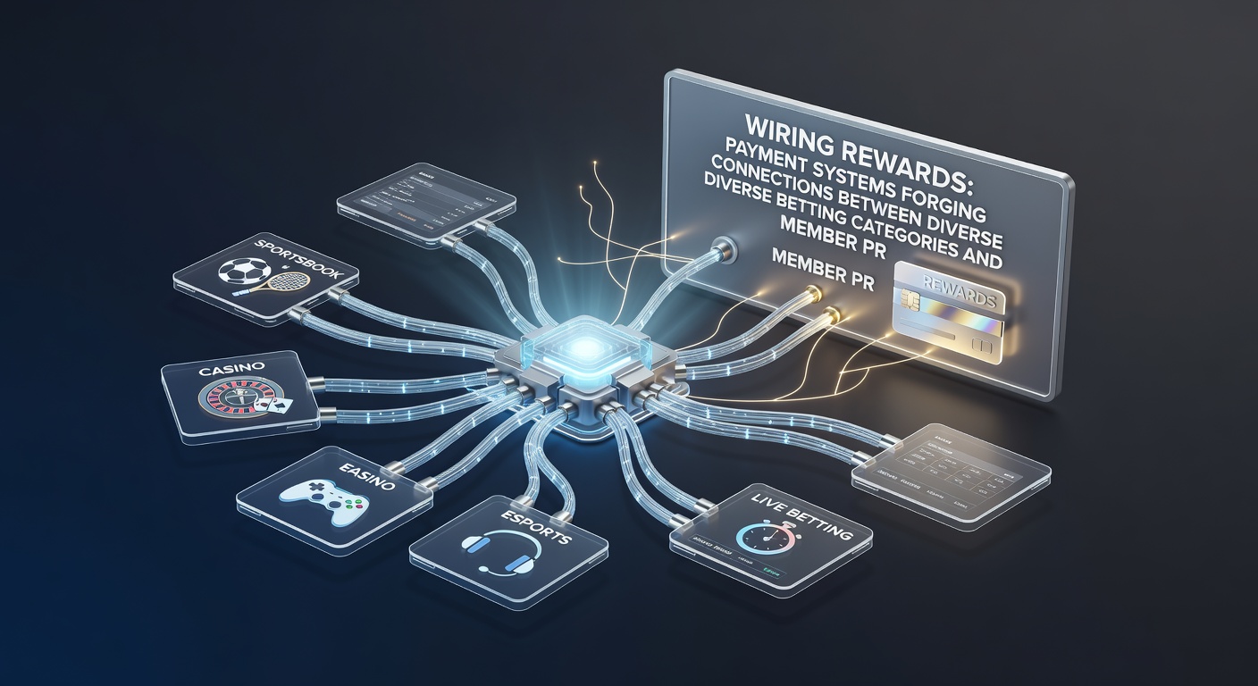 Smartphone displaying integrated payment and loyalty dashboard for multiple betting categories